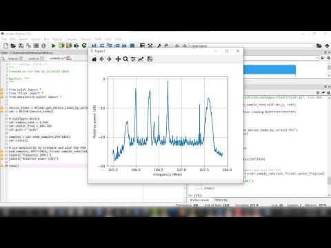 Python interface to  RTL-SDR