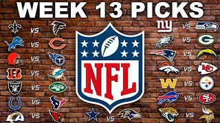 NFL Week 13 Picks Live!