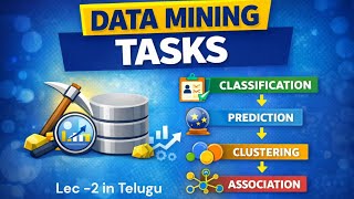 Data mining tasks in Telugu | functions of Data mining | SRT Telugu Lectures