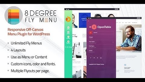 How to Create Top Menu  8Degree Fly Menu