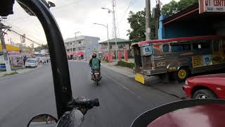 Philippines, tricycle ride from Savemore Market -Tungko to repair shop