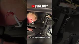 Chevy Camaro Rear Speaker Install | #shorts