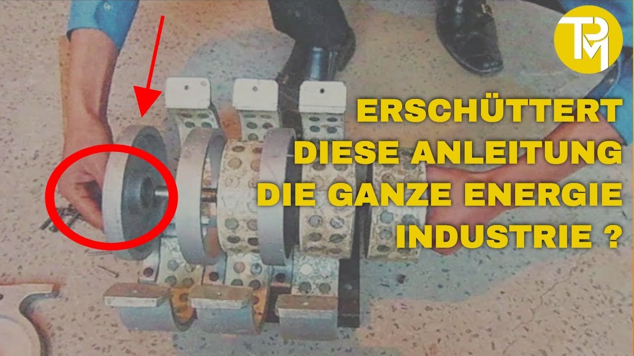 Magnetmotor Bauanleitung deutsch ⚡ Bauplan zum selber bauen
