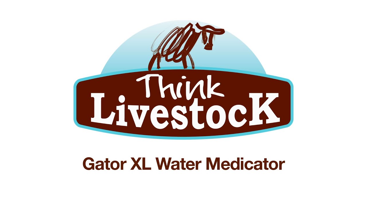 Think Livestock Gator XL Water Medicator YouTube