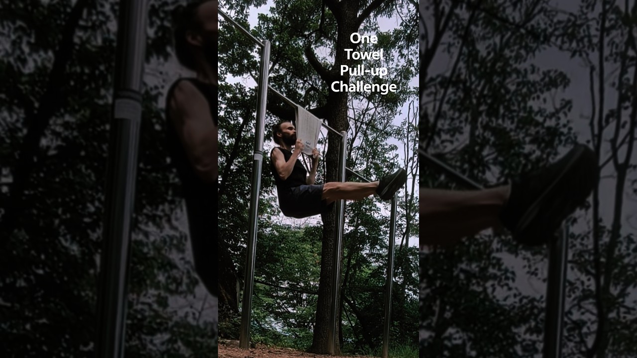 One towel pull-up challenge for you, by PierreG ASMR