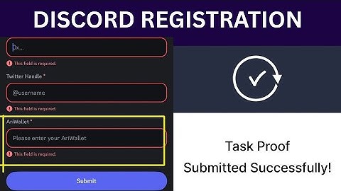 Arichain discord registration processes || X account suspended, wallet options