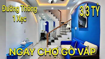 Bán Nhà Gò Vấp 2371} Căn Nhà Giá 3,3 Tỷ Đường Thông Không Có Xẹc . Ngay Chợ Gò Vấp