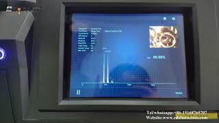 XRF Gold Analyzer operation process——CDOCAST