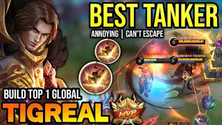 TIGREAL BEST BUILD 2023 | BUILD TOP 1 GLOBAL TIGREAL GAMEPLAY | MOBILE LEGENDS✓