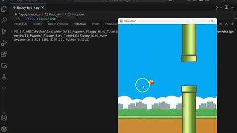 Part 4: PyGame Flappy Bird Tutorial