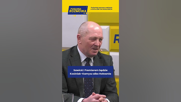 Sawicki: Premierem będzie Kosiniak-Kamysz albo Hołownia