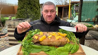 РЕЦЕПТ ВКУСНОГО И СОЧНОГО МЯСА ЗАПЕЧЕННОГО НА УГЛЯХ! 