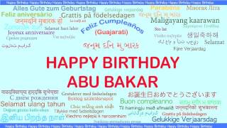 Abu Bakar   Languages Idiomas - Happy Birthday