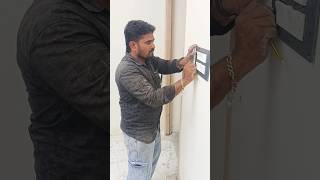 மெட்டல் பாக்ஸ்ல சுவிட்ச் சீட்டு முறுக்கும் பொழுது ஸ்க்ரூ க்கு கிரீஸ் தடவி ஏற்றுங்கள்#electrical #