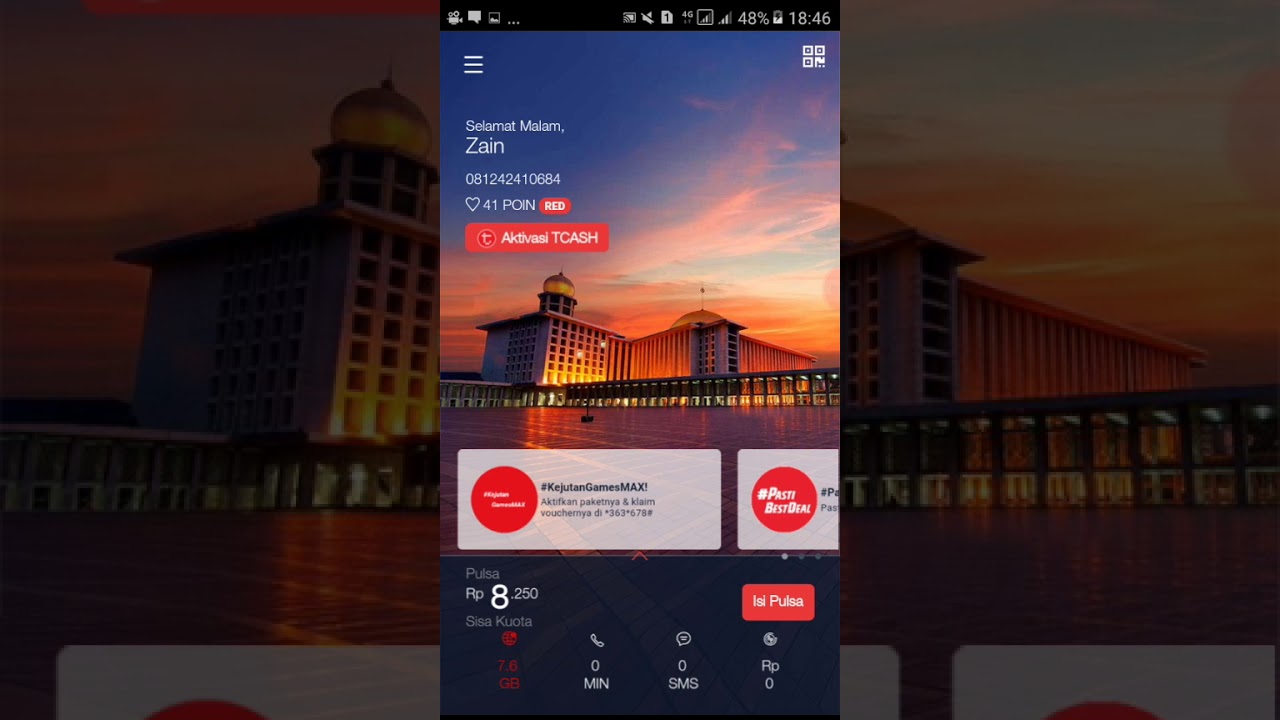 Cara Mendapatkan 33 Diamond Dari Gamemax Telkomsel