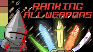 Ranking EVERY Weapon in Castle Crashers - Tier List Compilation
