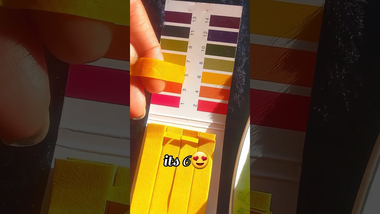 Testing Ph level of Alovera using for face💚🤔 