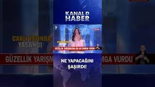 Canlı Yayında Protez Dişi Çıktı, Güzellik Yarışmasına Bu An Damga Vurdu