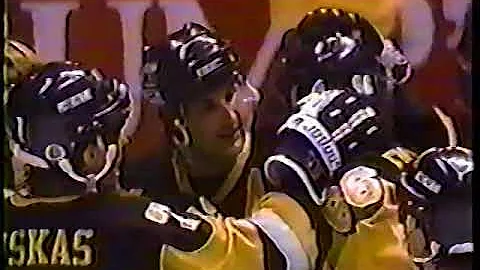 April 2, 1988 - Penguins at Capitals - Mario Lemie...