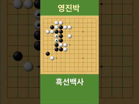 <strong>바둑사활</strong> 흑선백사 (좌변 백 2점을 잡으세요)