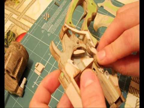 how to make Colt python from cardboard - YouTube