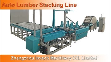 Auto wood timber/lumber stacker machine line