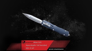 MICROTECH Dirac D/E Apocalyptic Full Serrated 225-12 AP