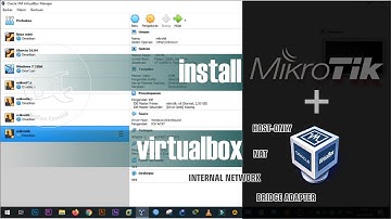 Cara install Mikrotik di VirtualBox - Hati-hati memilih antara host only,nat,bridge‼️