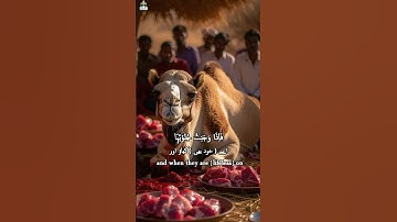 Surah Al-Hajj (22:36) | سورة الحج 🌹