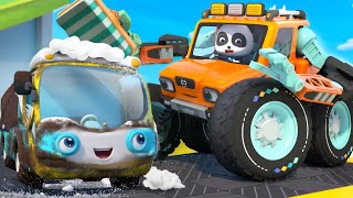 Stinky Monster Truck | Monster Truck | Car Cartoon | Kids Songs | BabyBus