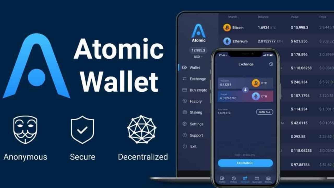 Atomic Wallet Tutorial: Multi-Cryptocurrency, Staking, Earning, Exchange,  and Aidrop at Your Fing... - YouTube