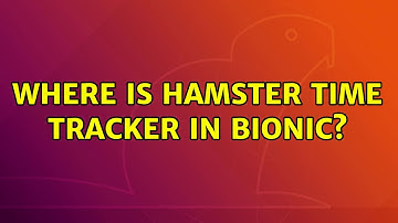 Ubuntu: Where is Hamster time tracker in Bionic?