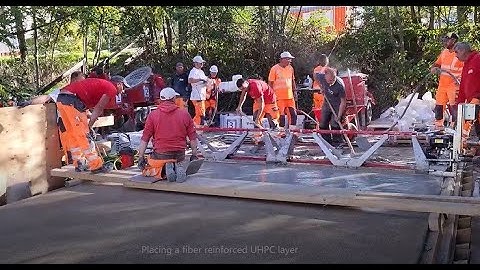 UHPC Overlay Bridge in Leipzig 2022