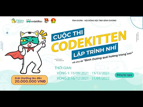 BUỔI 2 – TRẢI NGHIỆM LẬP TRÌNH CODEKITTEN CÙNG HỌC SINH BÌNH DƯƠNG