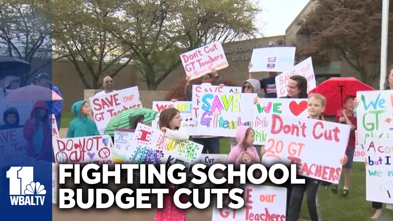 Howard County families protest school budget cuts