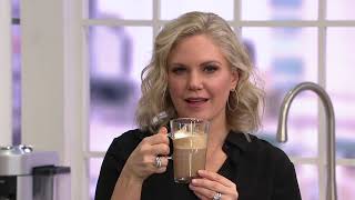 Nespresso Vertuo Espresso Coffee Maker w 62 Capsules Milk Frother on QVC