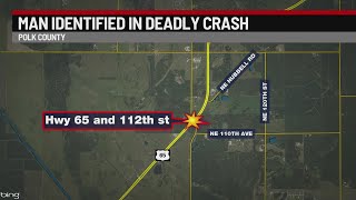 Identity of man who died after Highway 65 crash revealed