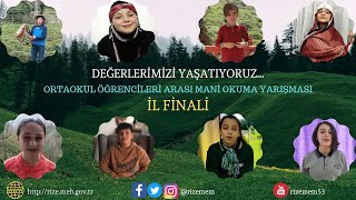 Ortaokul Öğrenci̇leri̇ Arasi Mani̇ Yarişmasi İl Fi̇nali̇