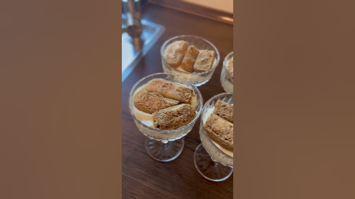 Tiramisu im Glas (ohne Ei)