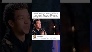Justice Smith’s Improvised Spells in Dungeons &amp; Dragons