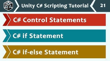 Control Statements and if-else Explained - Unity C# Scripting Tutorial 21 🚀