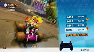 Roo's Tubes 1:02.66 | Acceleration World Record | Crash Team Racing: Nitro Fueled