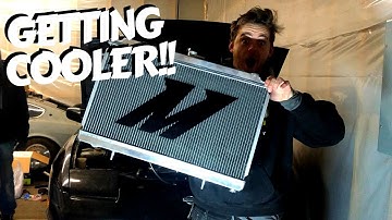 S13 Mishimoto Radiator Install - 240sx Convertible Drift Build