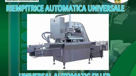 TECNOCEAM UNIVERSAL AUTOMATIC FILLER FOR VEGETABLES