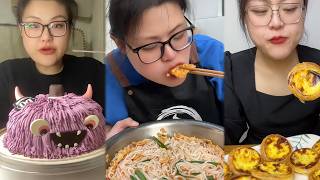 Mukbang food challeng new with real sound #d9mukbang #mukbang screenshot 5