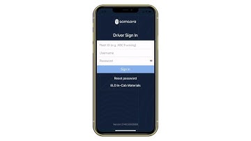 Driver App for Canada: Logging In