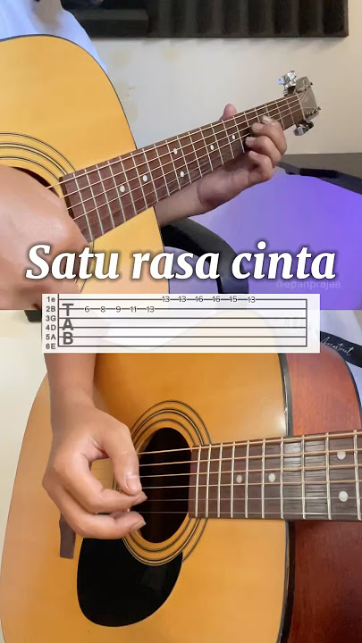 Tutor intro satu rasa cinta
