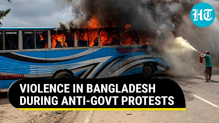 Bangladesh On The Boil: Violent Clashes In Dhaka During Protests Against Hasina Govt | Watch