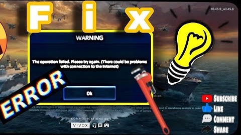 How To Fix Login Error Issue
