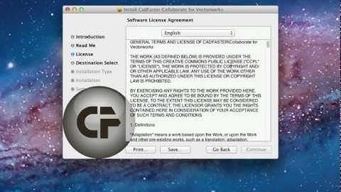 Installing CadFaster